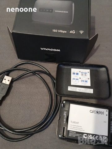 Рутер бисквитка 4G Alcatel MW40V1, снимка 4 - Рутери - 54376663