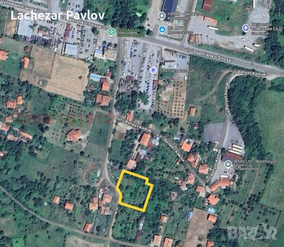 Парцел в регулация с лице към улица в кв. „Белия Камък“, гр. Кюстендил, снимка 2 - Парцели - 54013695