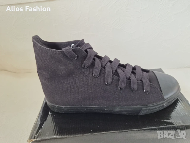 Високи кецове тип Converse – НОВИ, снимка 13 - Ежедневни обувки - 54776205