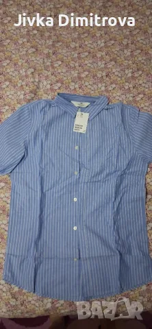 Риза с къс ръкав H&M