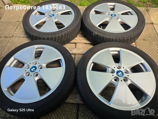 Лети джанти 19ки 5х112 BMW i3 + зимни гуми , снимка 3 - Гуми и джанти - 54508372
