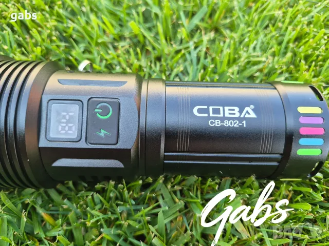 Супер силен LED фенер COBA CB-802-1,3000m, снимка 6 - Екипировка - 55378725