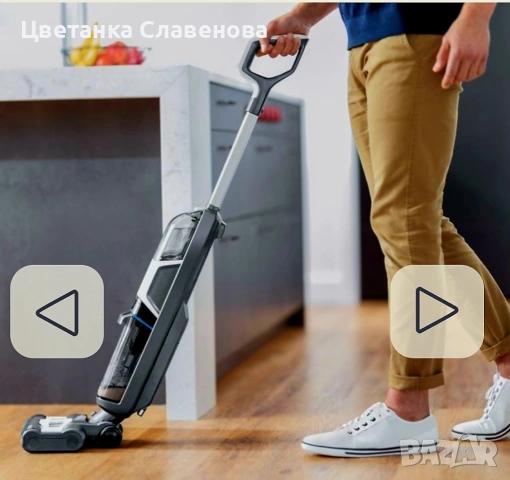 Безкабелна прахосмукачка за сухо и мокро почистване CrossWave HF3 Pro 3641N, снимка 3 - Прахосмукачки - 55131053