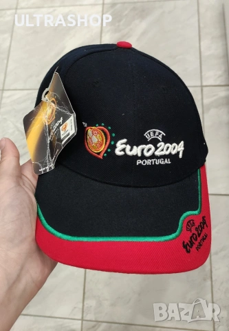 НОВА EURO 2004 vintage шапка на европейското по футбол Uefa, снимка 4 - Шапки - 54839021
