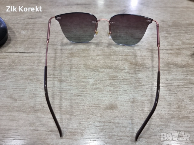 Италиански слънчеви очила с титаниеви рамки, снимка 9 - Слънчеви и диоптрични очила - 54149810