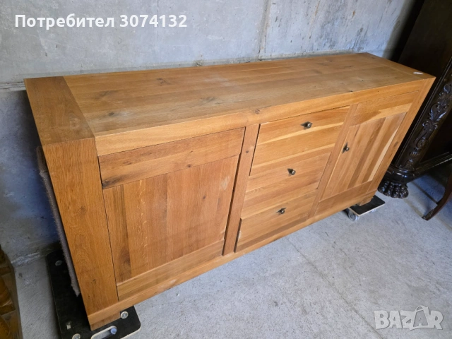 Контрабюфет в стил Рустик , изработен изцяло от дърво, снимка 4 - Бюфети - 54208241