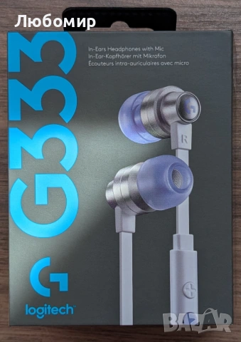 Logitech G333 геймърски слушалки, снимка 7 - Слушалки за компютър - 54006655