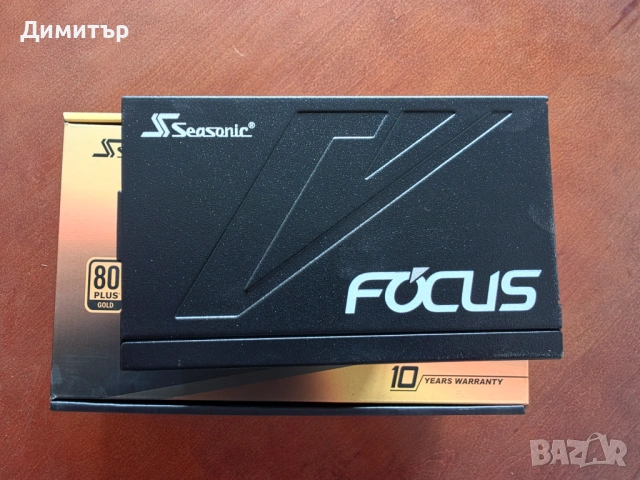 Захранване Seasonic PSU 550W Gold, Full Modular FOCUS GX-550 с ГАРАНЦИЯ до 2033г, снимка 5 - Захранвания и кутии - 54409044