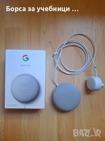 Смарт колонка Google Nest Mini 2nd Gen + кутия - супер запазена, снимка 4 - Bluetooth тонколони - 55610157