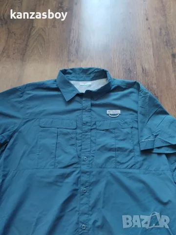 Columbia Men's Short Sleeve Shirt Cascades Explorer Short - МЪЖКА ТРЕКИНГ РИЗА като нова 2ХЛ, снимка 6 - Ризи - 55695122