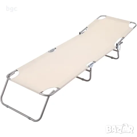  Шезлонг Kring Cosy Plus, 187x53x28 cм, Бежов , снимка 4 - Градински мебели, декорация  - 48904994