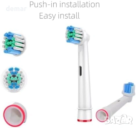 Комплект четки за електрическа четка Oral-B (съвместими глави) – 16 броя, 3D дълбоко почистване, снимка 4 - Други - 54879816