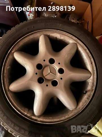 Гуми с джанти Мерцедес w203 205/55/16