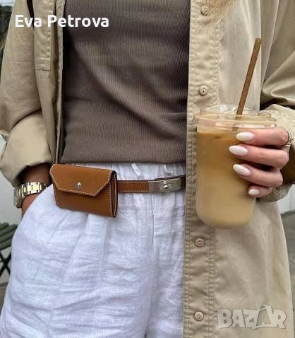 Hermes kelly pocket belt Дамски колан Хермес, снимка 5 - Колани - 54607349