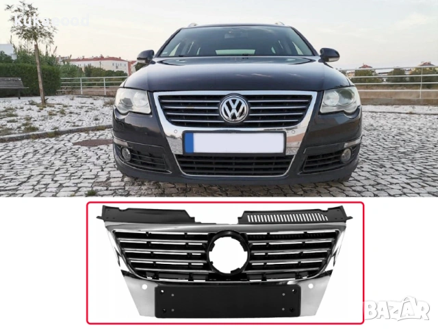 Предна решетка за VW Passat B6, снимка 3 - Части - 54067695