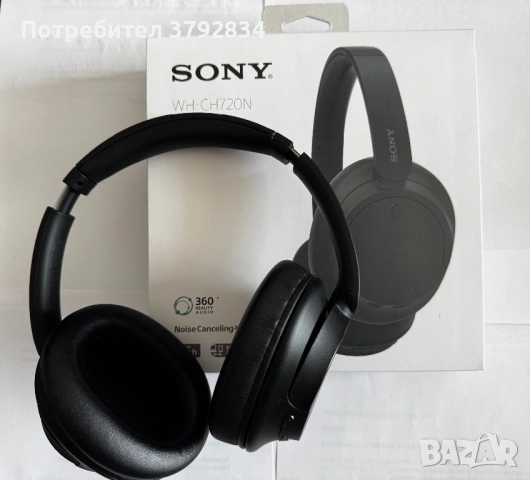 Слушалки Sony WH-CH720NB В ГАРАНЦИЯ!!!, снимка 2 - Bluetooth слушалки - 54626190