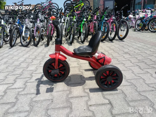 BYOX Триколка Cavalier Lux червен, снимка 3 - Детски велосипеди, триколки и коли - 55440038