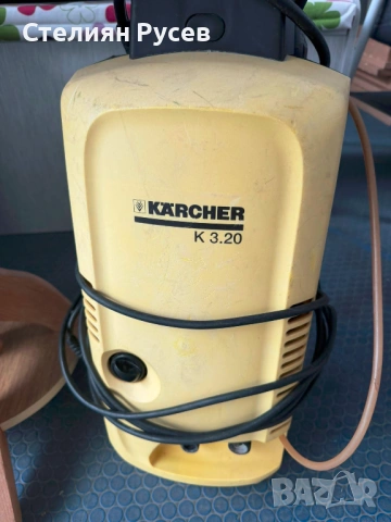 120629 водоструйка  karcher k3.20 цена  60 евро или 117,35 лв  с маркуч, няма течове- състояние изпо