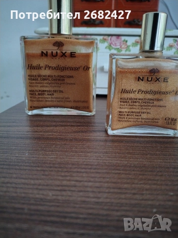 NUXE 100ml Nuxe Prodigieuse Сухо масло със златни частици за лице, коса и тяло x100 мл