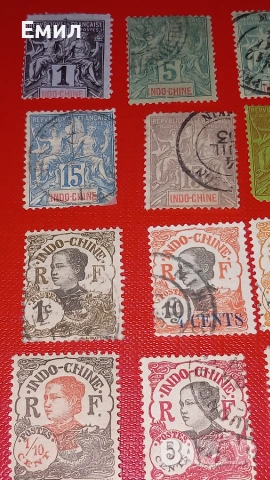 Марки INDOCHINE , снимка 7 - Филателия - 55104727