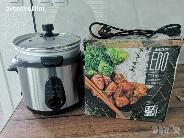 Оризоварка Arendo EDO 1.5L – като нова, пълен комплект! 