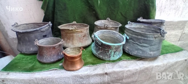 8бр малки бакърени менчета , снимка 15 - Антикварни и старинни предмети - 54125838