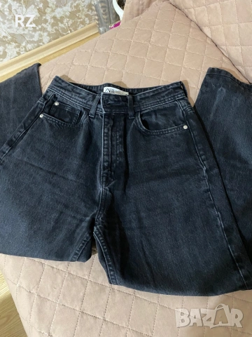 Дънки Зара mom fit Л, снимка 2 - Дънки - 54370020