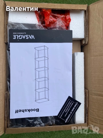 Рафт на 6 нива VASAGLE, снимка 7 - Етажерки - 54649322
