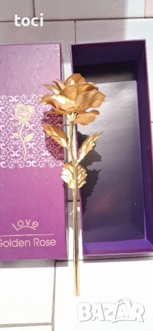 Златна роза в кутия Golden Rose