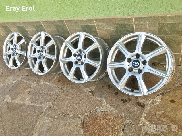 16 джанти 5x114.3 Toyota Verso Auris Corolla Avensis RAV4 5х114.3 Тойота Версо Корола Аурис, снимка 5 - Гуми и джанти - 54733428