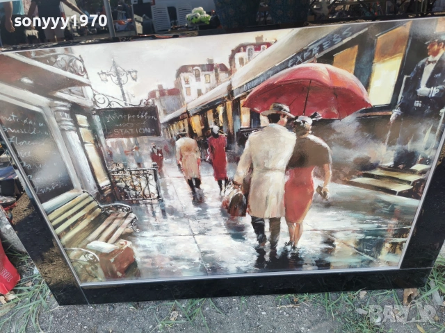 OIL EFFECT PRINT 95X75СМ КАРTИНА ВНОС ENGLAND 2706262025L4, снимка 11 - Други ценни предмети - 55072331