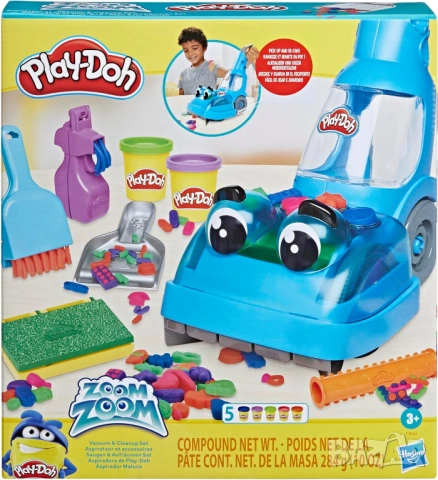 Play-Doh ZOOM ZOOM Комплект за почистване, снимка 8 - Пластелини, моделини и пясъци - 54943953