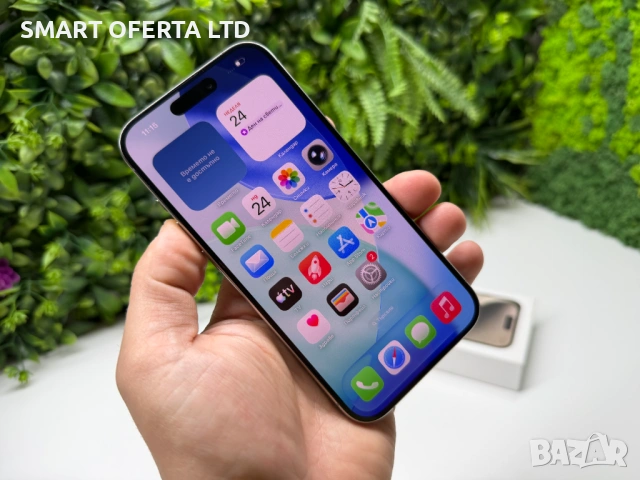 ! ТоП ! iPhone 15 Pro 256GB 100% Батерия (88233), снимка 2 - Apple iPhone - 54663037