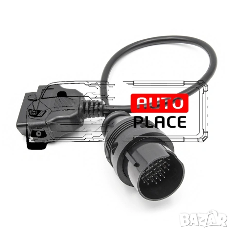 Кабел / Преходник / Адаптер за Mercedes 38 Pin 38 Пин Delphi Autocom, снимка 2 - Аксесоари и консумативи - 53972850