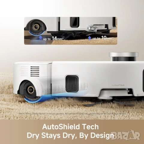 Робот Прахосмукачка + Станция MOVA Z60 Ultra Roller 26 000 Pa, HydroForce Wash, Самоизпразване, Flex, снимка 8 - Прахосмукачки - 54171815