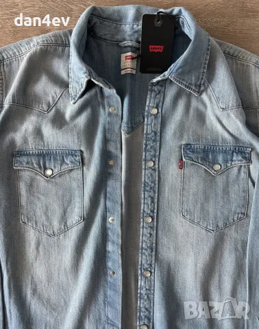 Дънкова риза Levi’s, снимка 12 - Ризи - 55600862