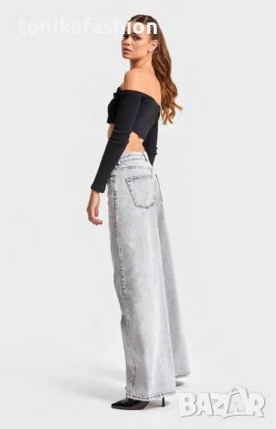 Дънки палацио It's Basic , снимка 2 - Дънки - 53974897