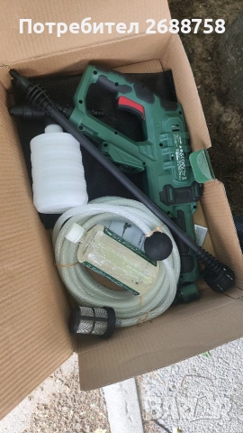 Водоструйка Parkside на батерия 20v, снимка 2 - Други инструменти - 54915347