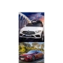 Бяла акумулаторна кола Mercedes Benz CLS350 с кожена седалка 12V, снимка 11