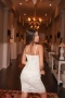 Дамска дантелена рокля в бяло ELEGANZA BIANCA, снимка 5