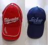 работна шапка milwaukee//snickers work wear козирка мъжка оригинална червена one size, снимка 1