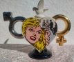 Рядък чайник Valentine Heart, Pop Art на Paul Cardew, снимка 2