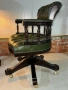 Chesterfield /Честърфийлд Луксозен капитански офис стол, снимка 8