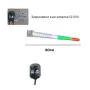 Диодна лента 12V/24V - 90 см – Светеща с цветовете на BG знаме., снимка 2