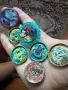 11 бр. метални тазове и чипове Покемон,Ю-Ги-О и Марвел (Pokemon, Yu-Gi-Oh, Marvel) за колекция Tazos, снимка 2