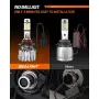 ЧИСТО НОВИ Запечатани LED Крушки SEALIGHT S6 (9005 / HB3) - 70W 18000LM 6500K  , снимка 7