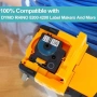Нов комплект DYMO Rhino 18445 винил етикет лента 19 мм x 5.5 м бяла 4 броя, снимка 3