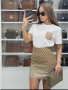 Дамски комплект Gucci – тениска + пола , снимка 2