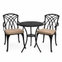 Градински комплект – маса с два стола Verona Black Код P2807, снимка 1