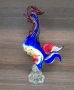 Murano Italy   Glass Cockerel “Французинът” елегантен, грандиозен и великолепен петел , снимка 1
